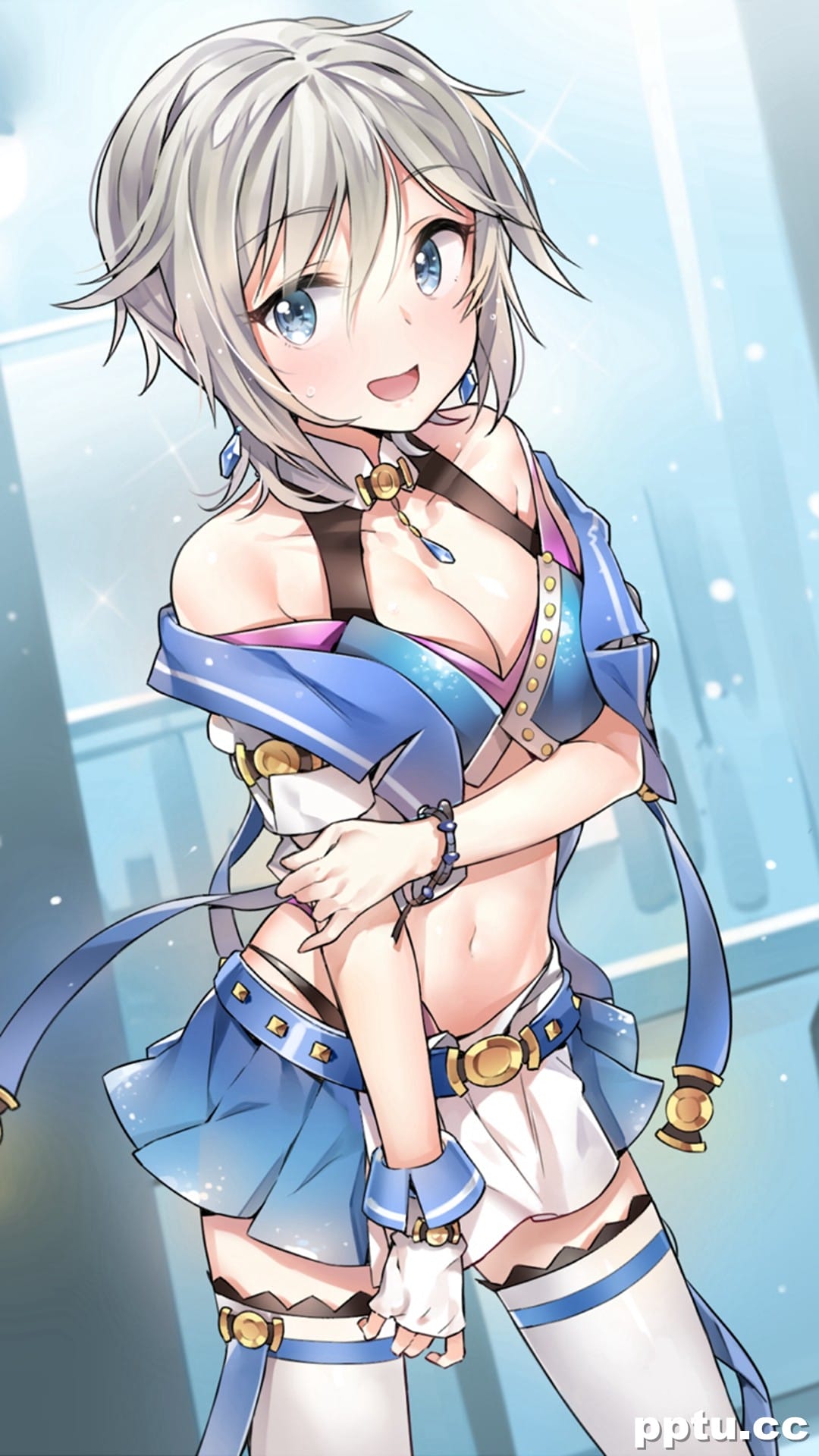 动漫美女精美插画手机壁纸-皮皮兔动漫