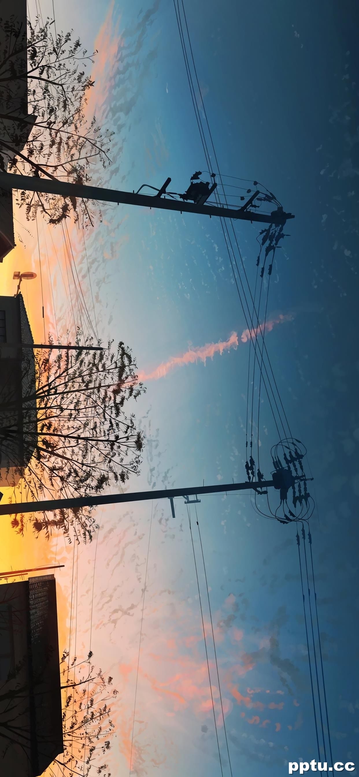 二次元卡通场景高清手机壁纸