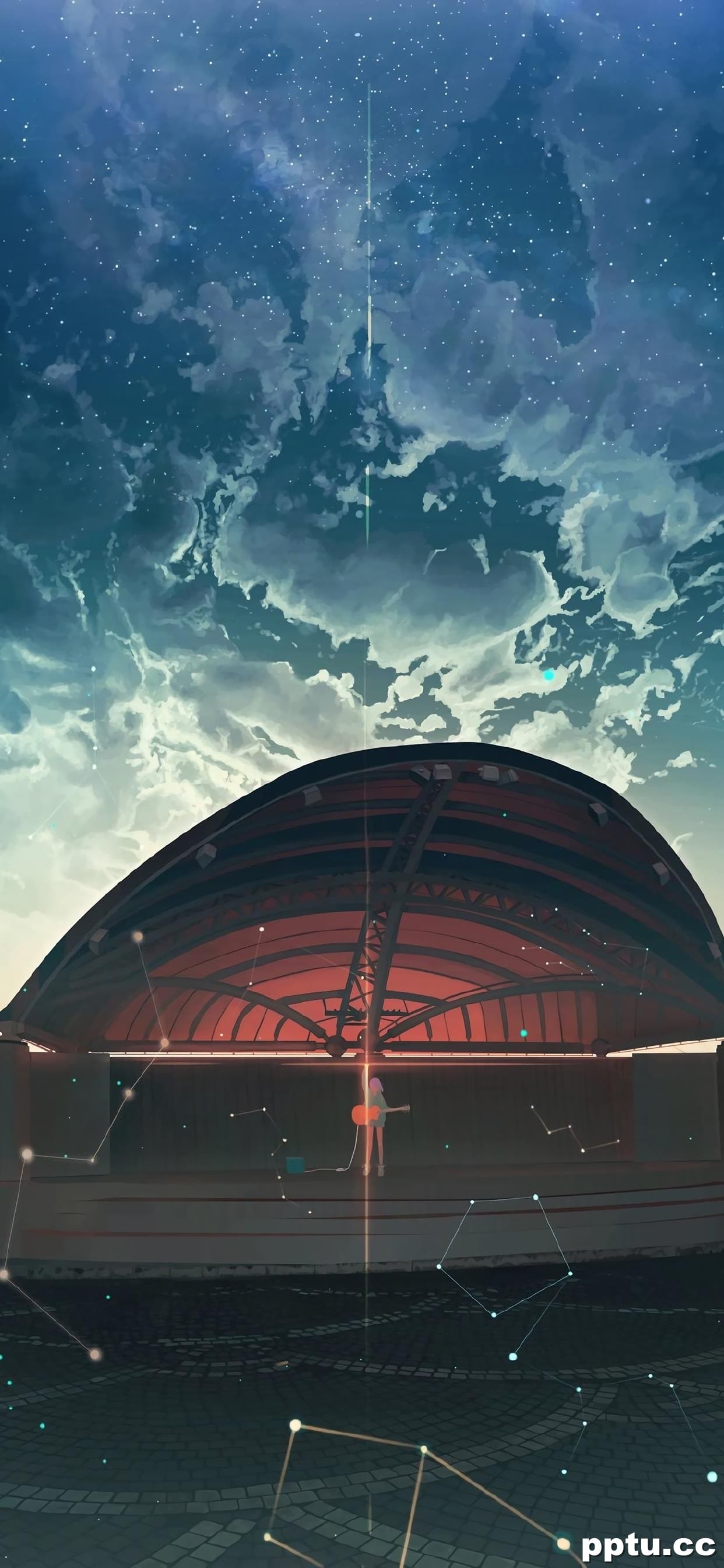 二次元卡通场景高清手机壁纸