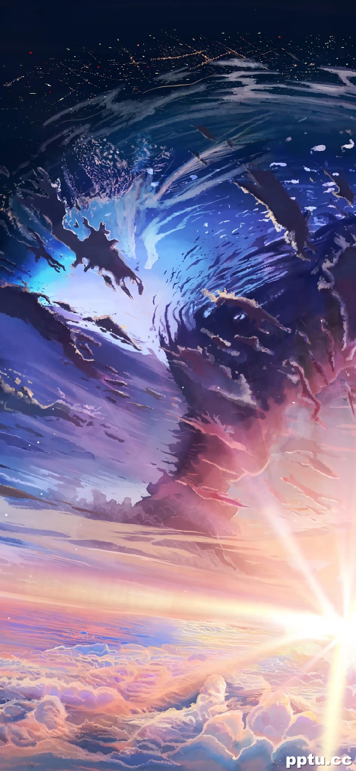 二次元卡通场景高清手机壁纸