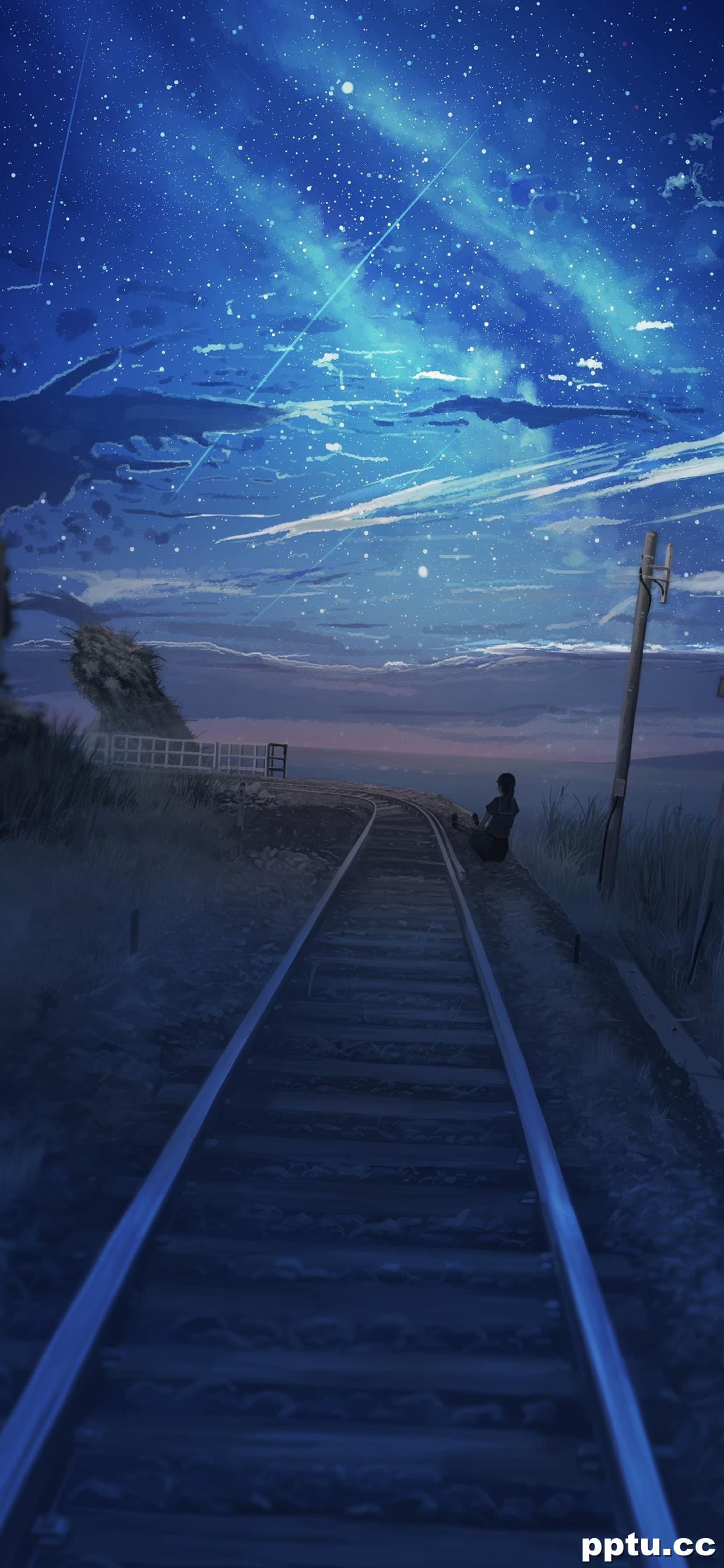 二次元卡通场景高清手机壁纸