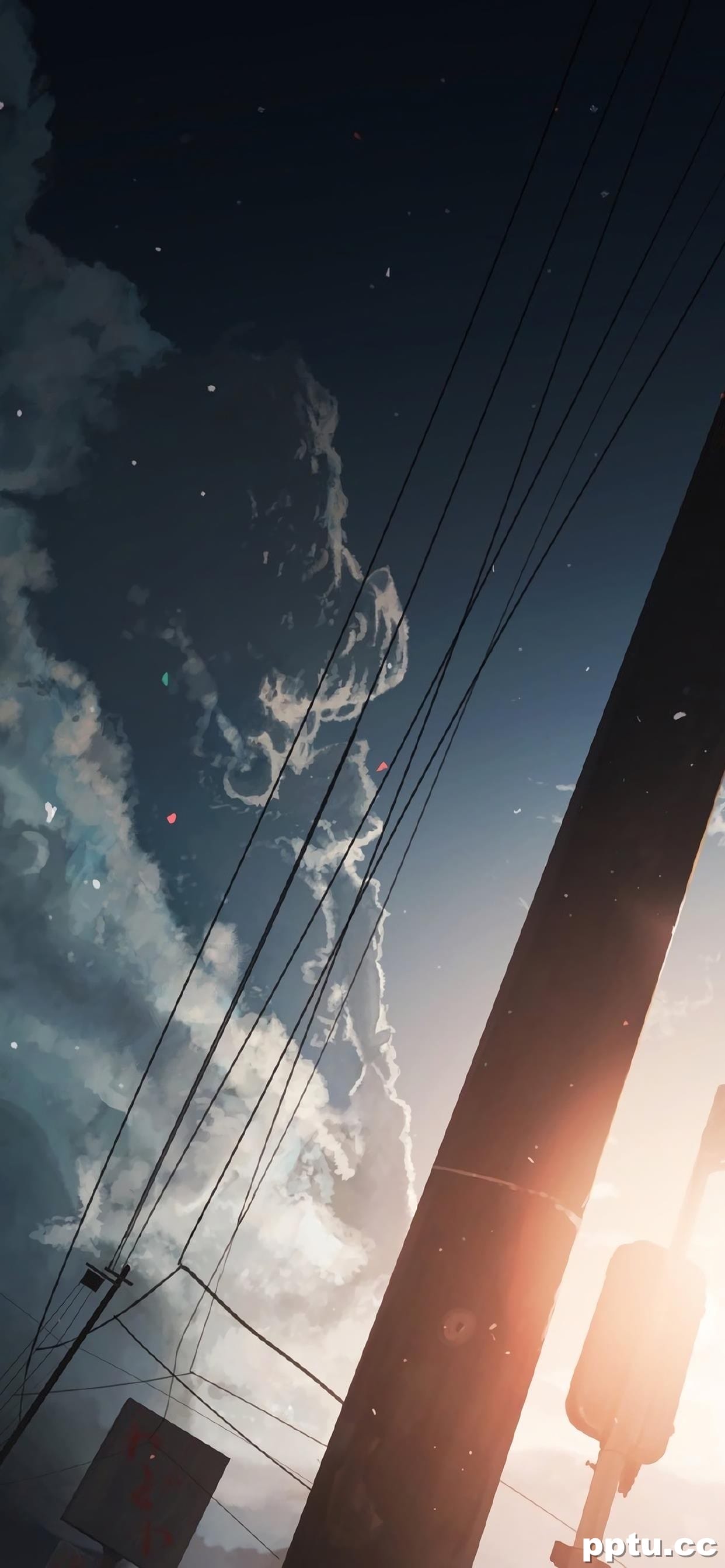 二次元卡通场景高清手机壁纸