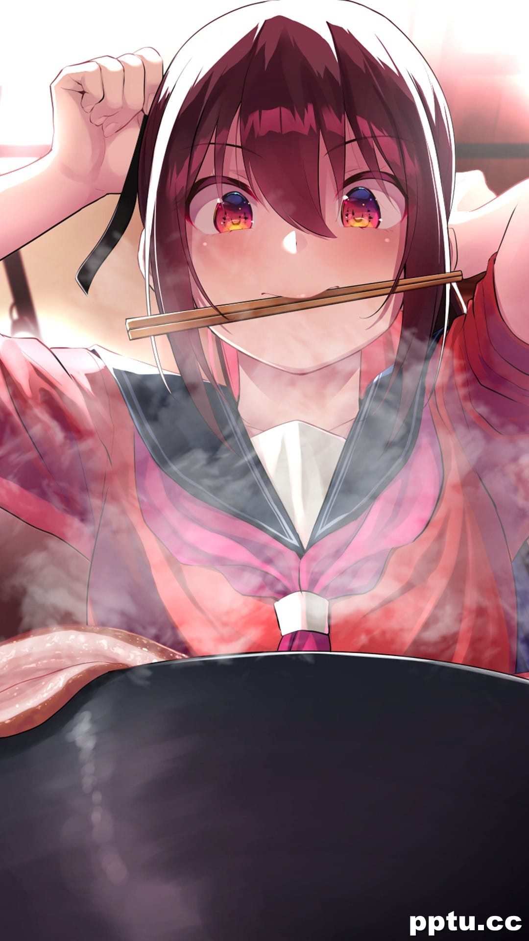 可爱原画少女手机壁纸图片