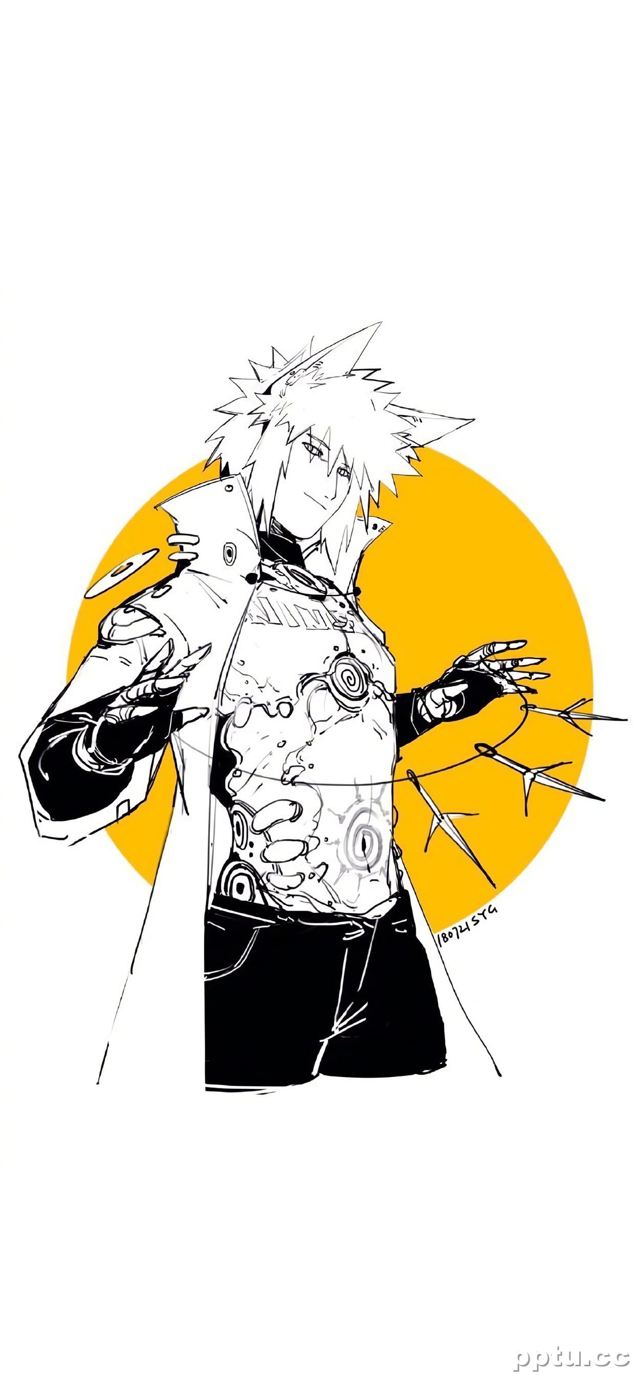 火影忍者手绘插画高清手机壁纸