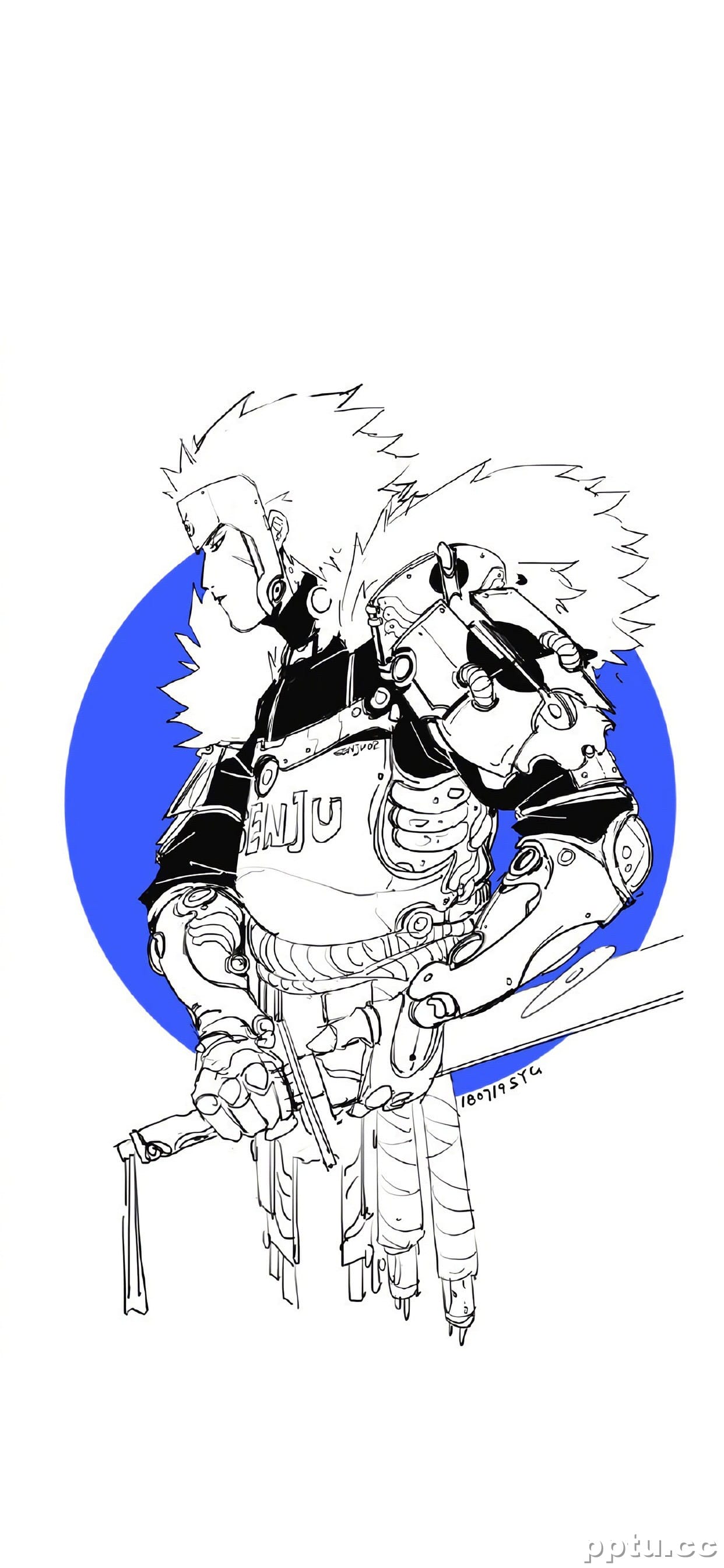 火影忍者手绘插画高清手机壁纸