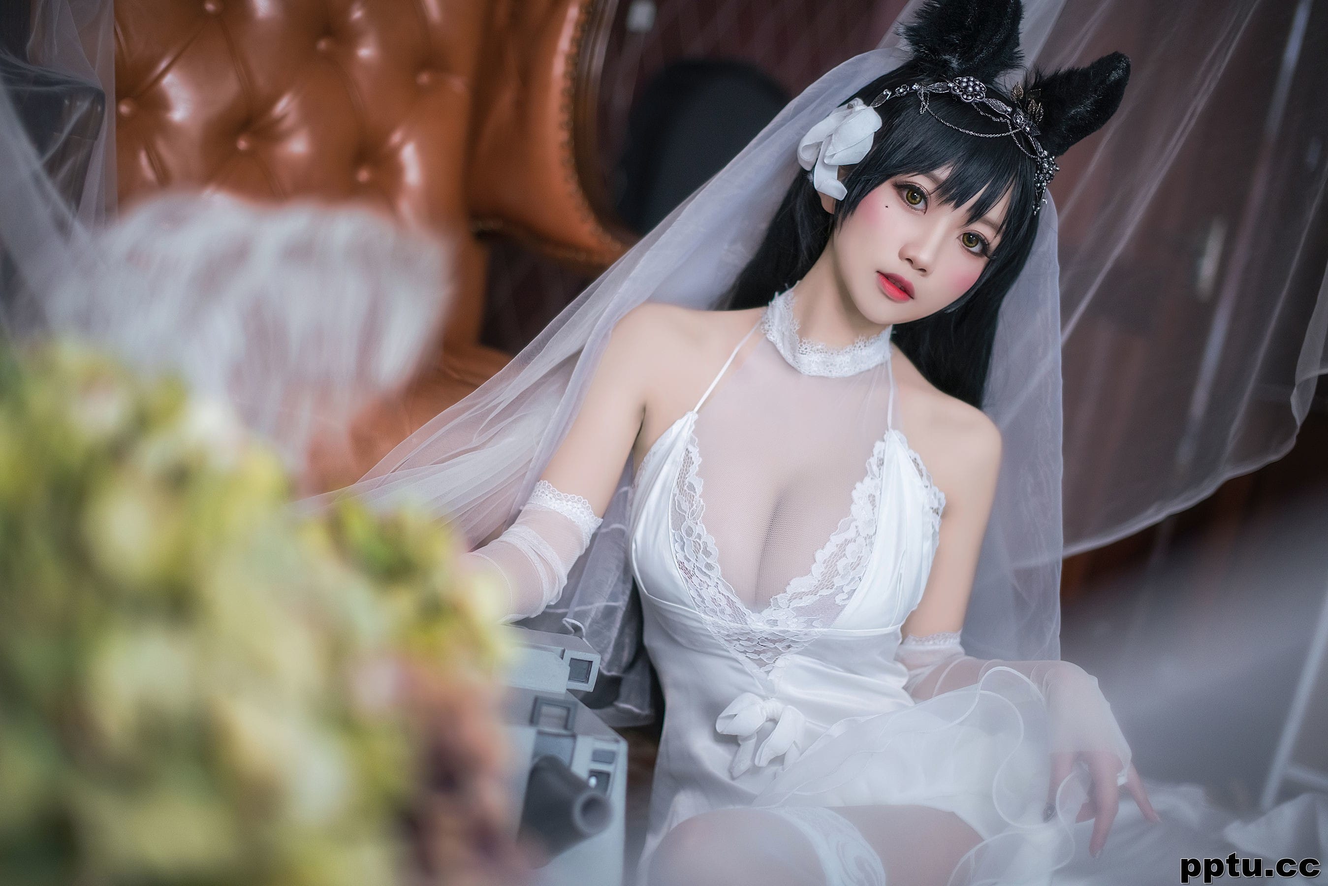 COSER鬼畜瑶《爱宕花嫁》 [COSPLAY福利] 写真集-皮皮兔动漫