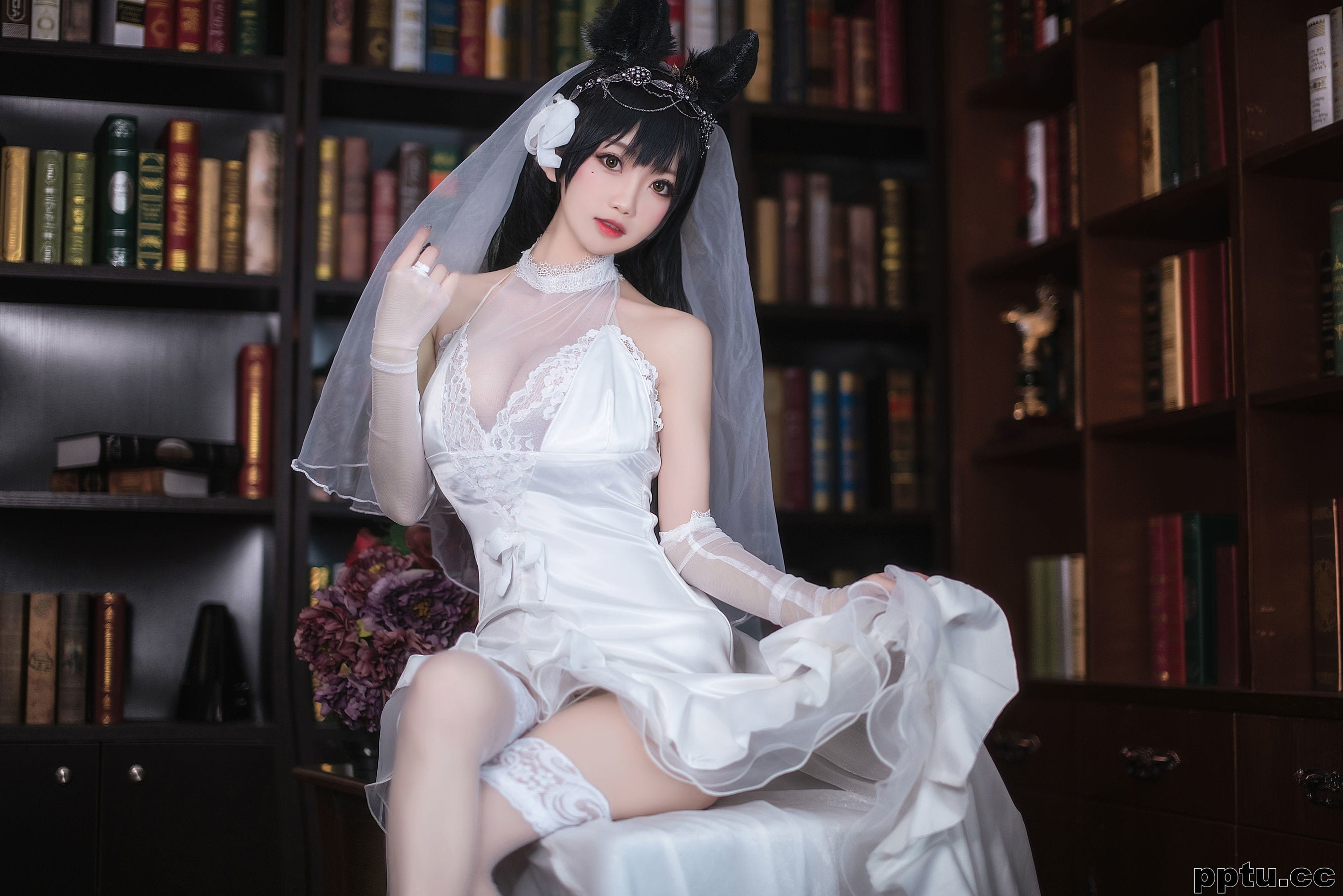 COSER鬼畜瑶《爱宕花嫁》 [COSPLAY福利] 写真集