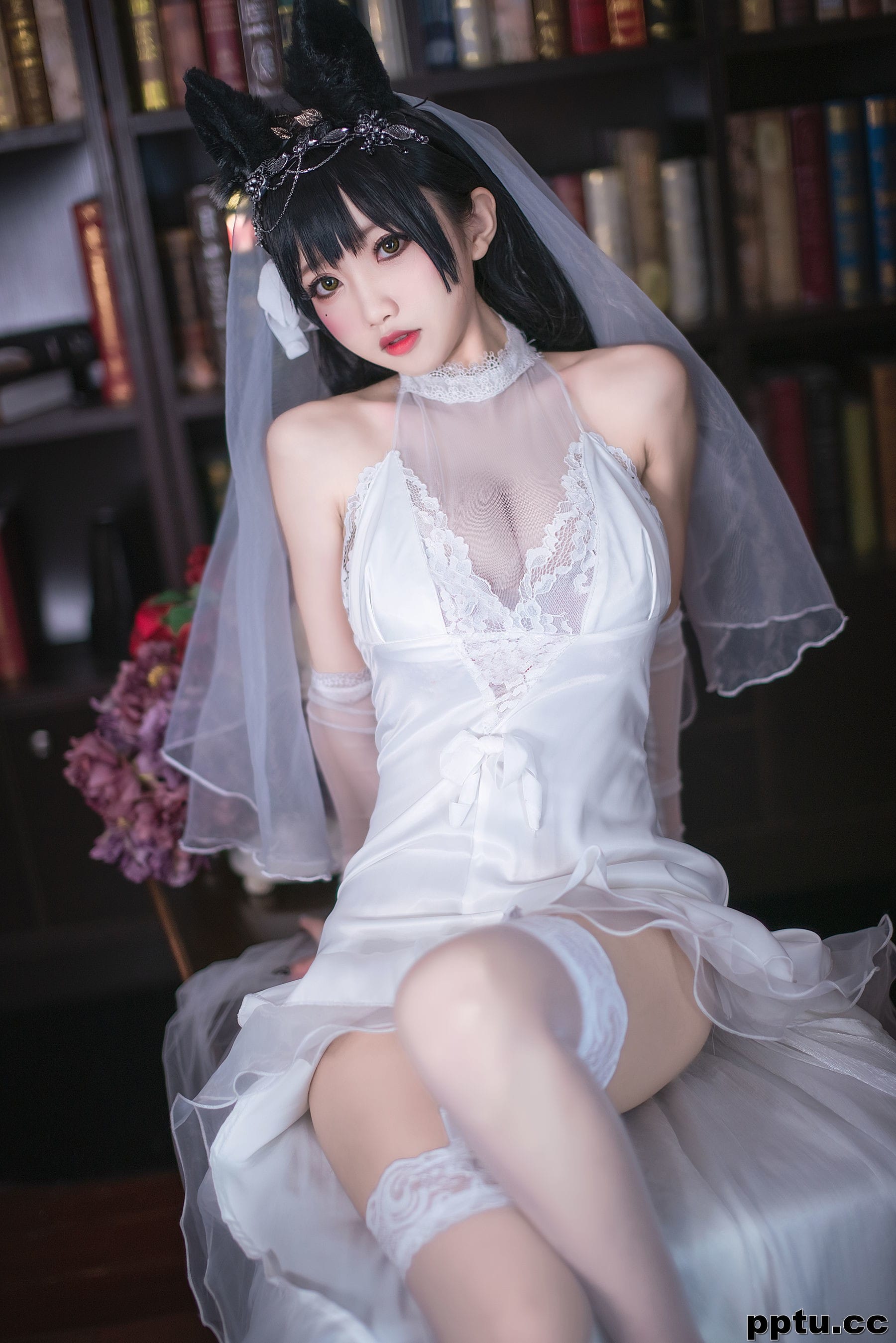 COSER鬼畜瑶《爱宕花嫁》 [COSPLAY福利] 写真集