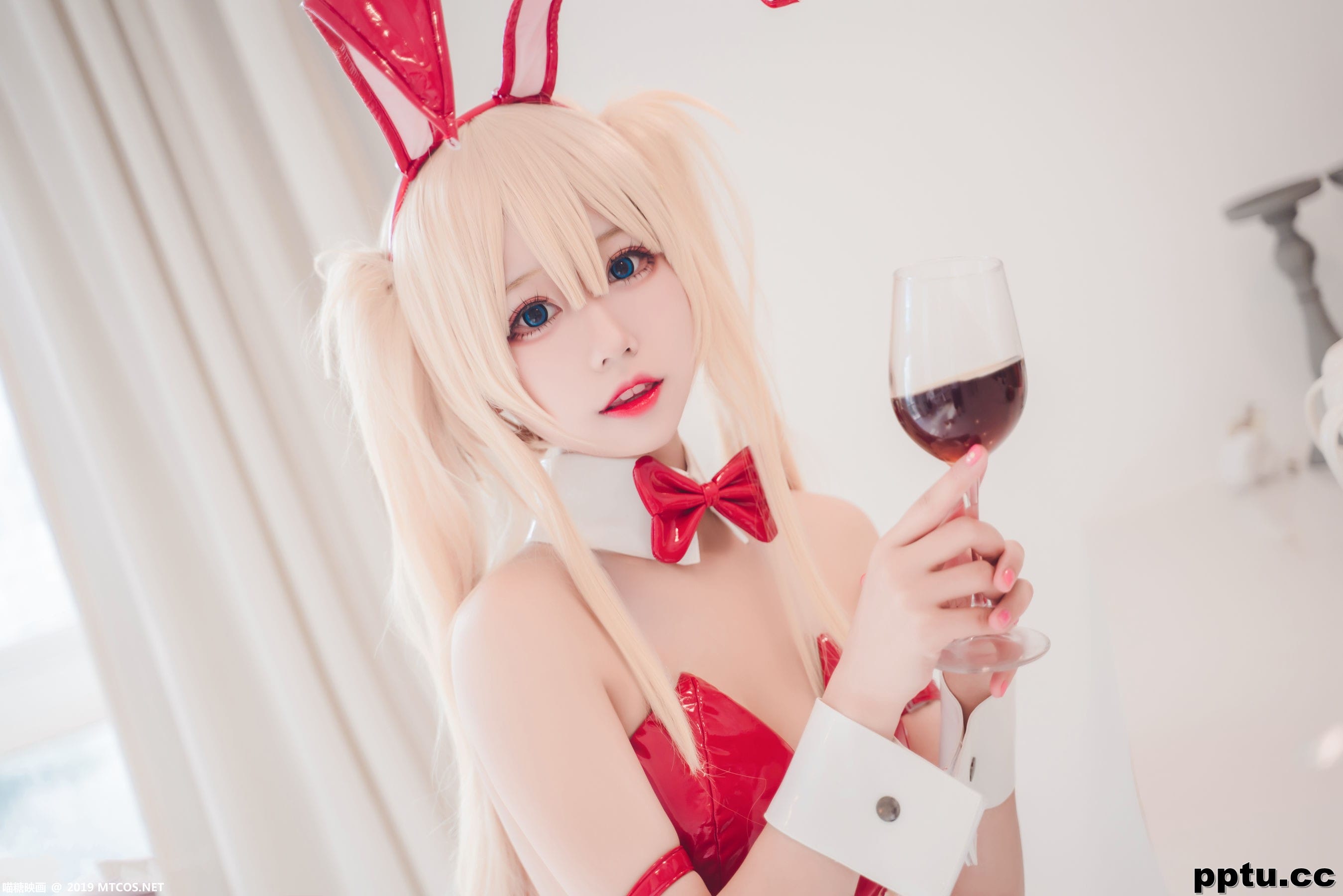 黑网袜红色兔女郎 [喵糖映画] VOL.021