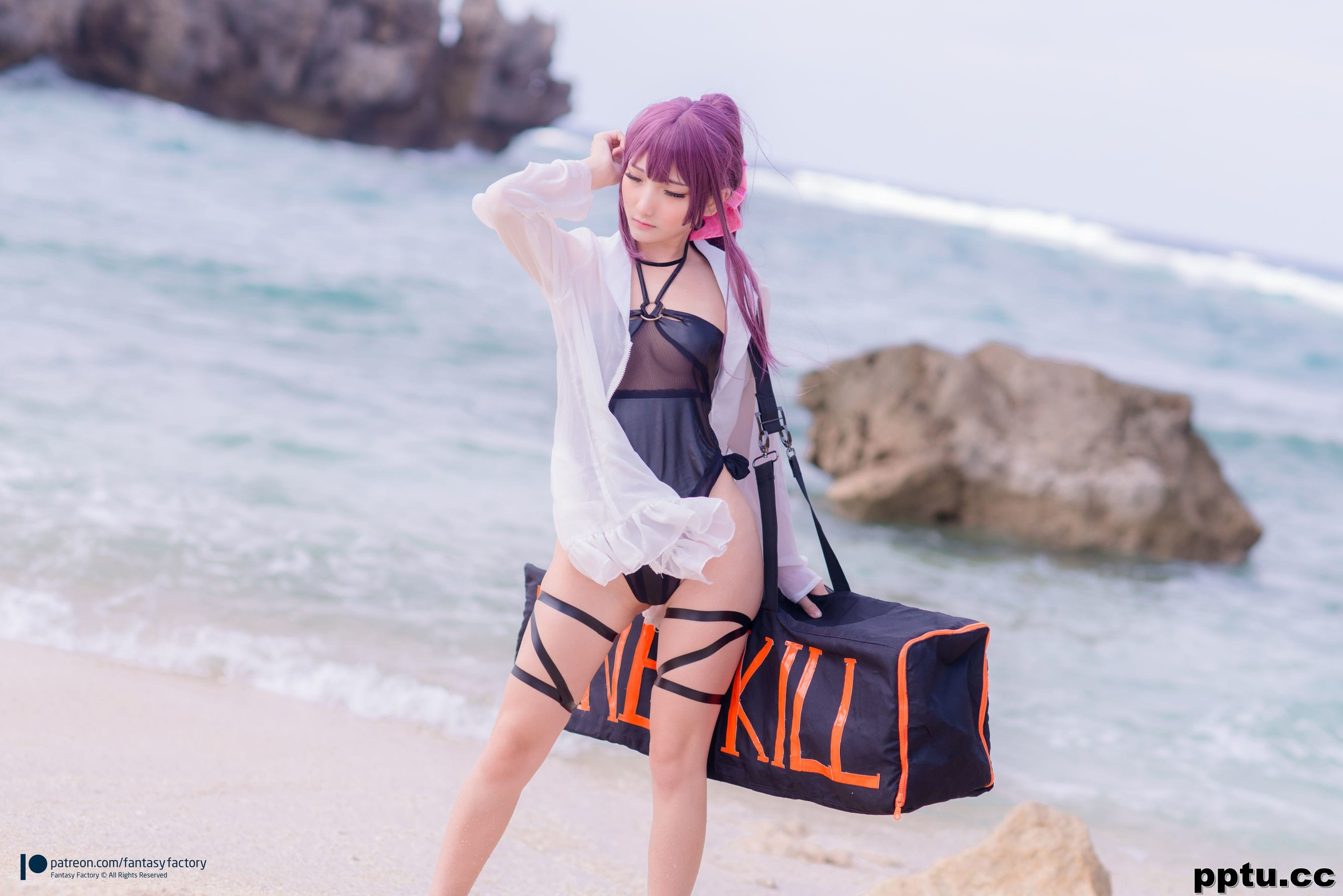 小丁Cosplay《海滩风情》 [Fantasy Factory] 写真集