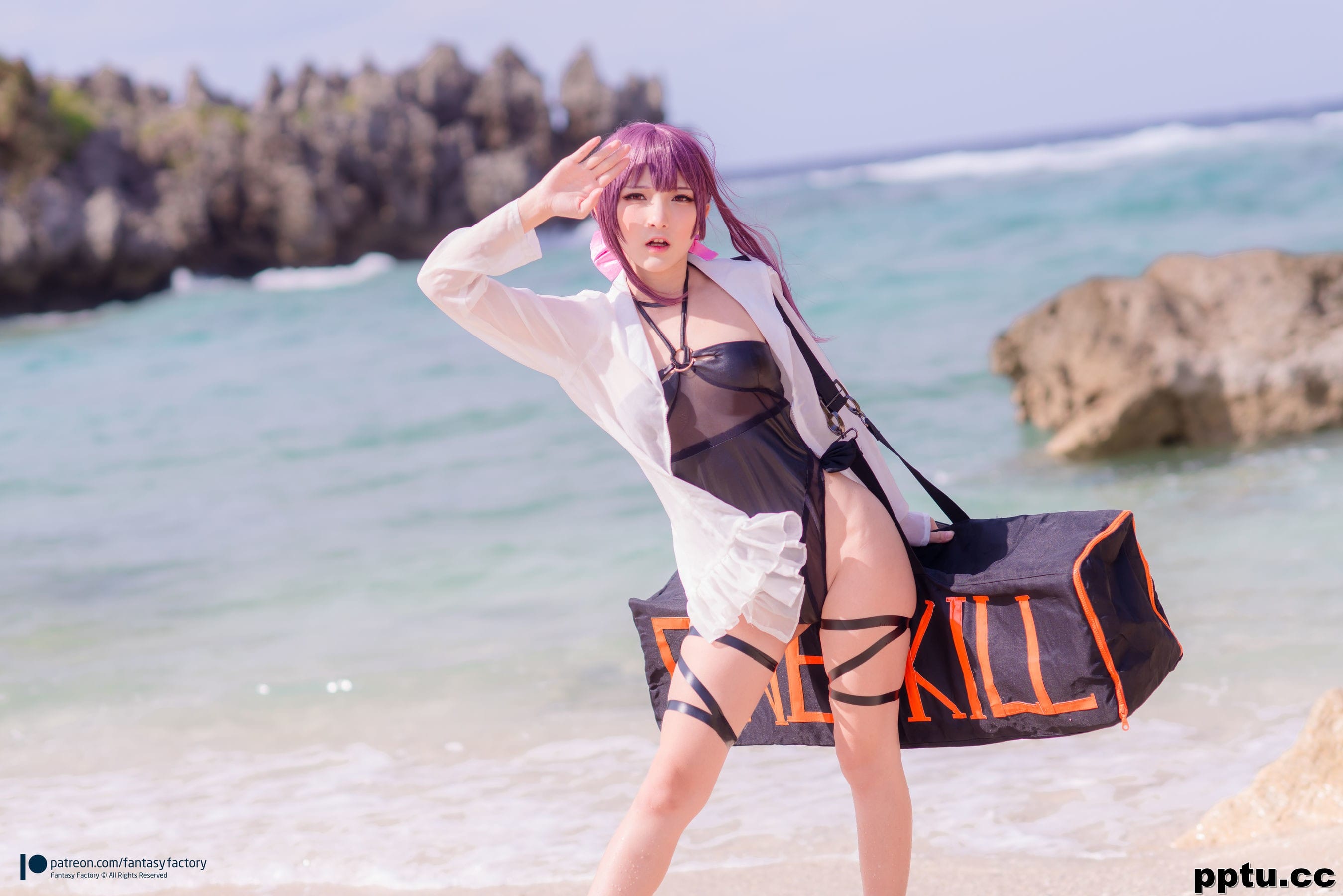 小丁Cosplay《海滩风情》 [Fantasy Factory] 写真集