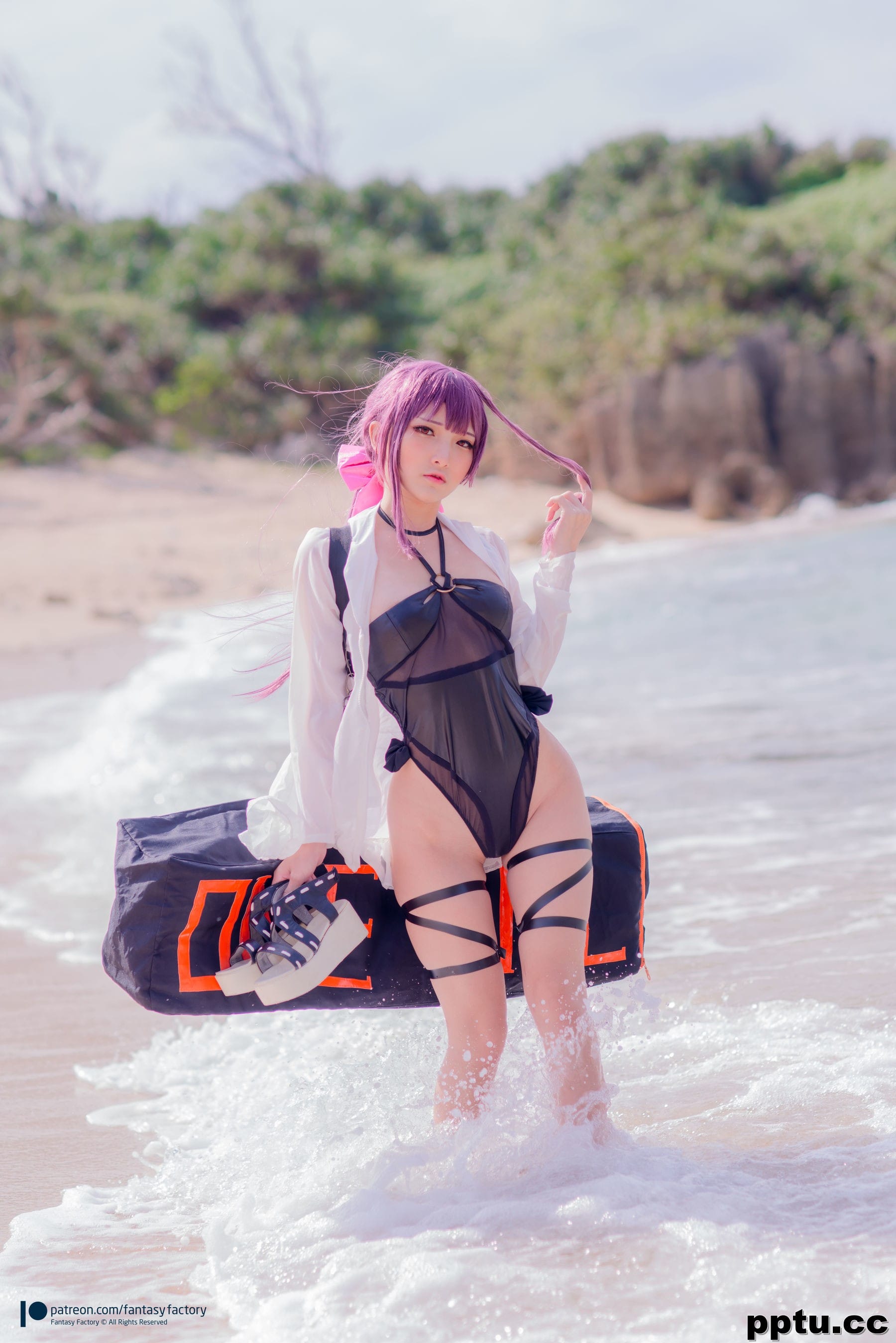 小丁Cosplay《海滩风情》 [Fantasy Factory] 写真集