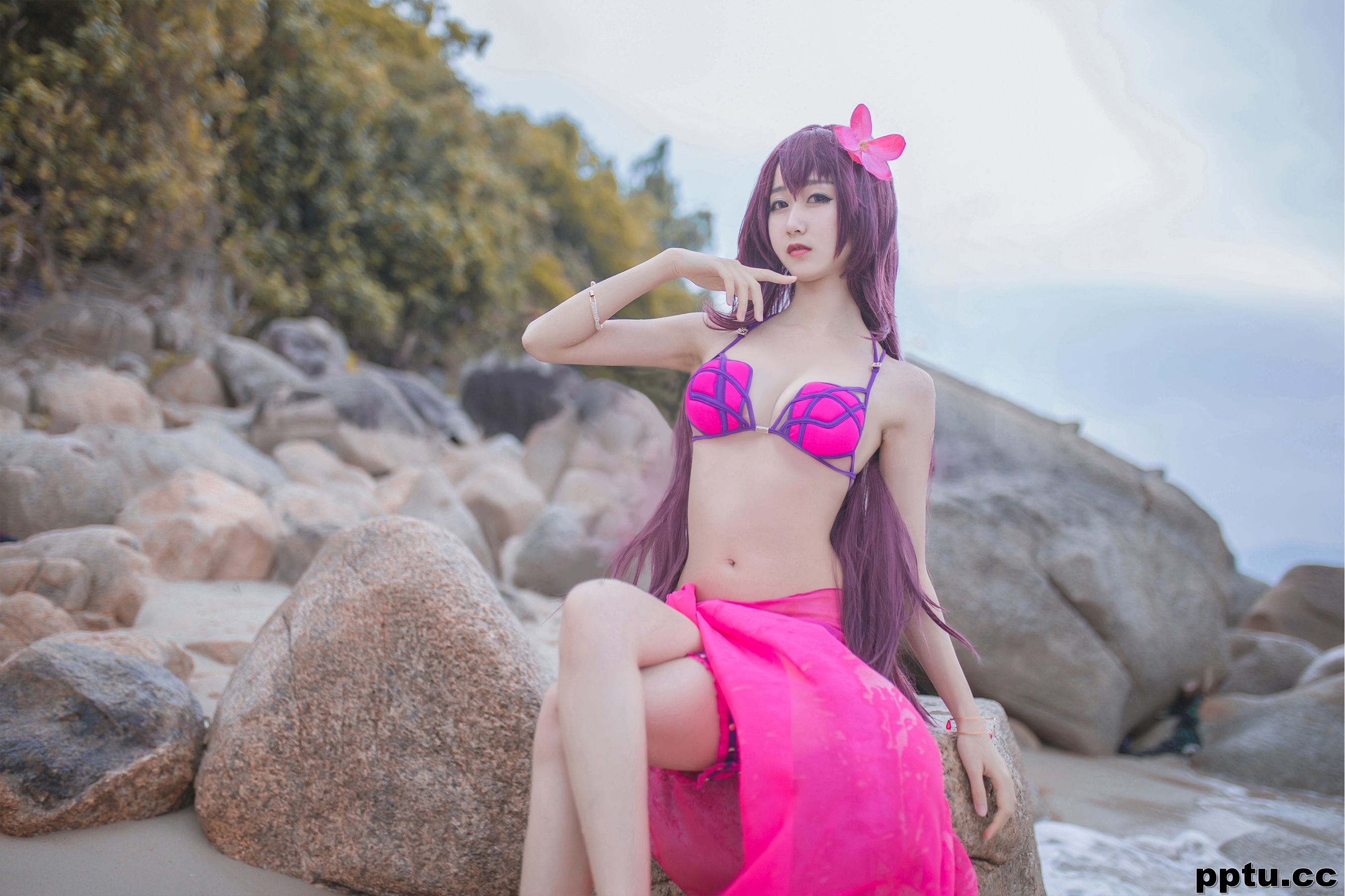 木绵绵OwO《沙滩斯卡哈》 [COSER美女] 写真集