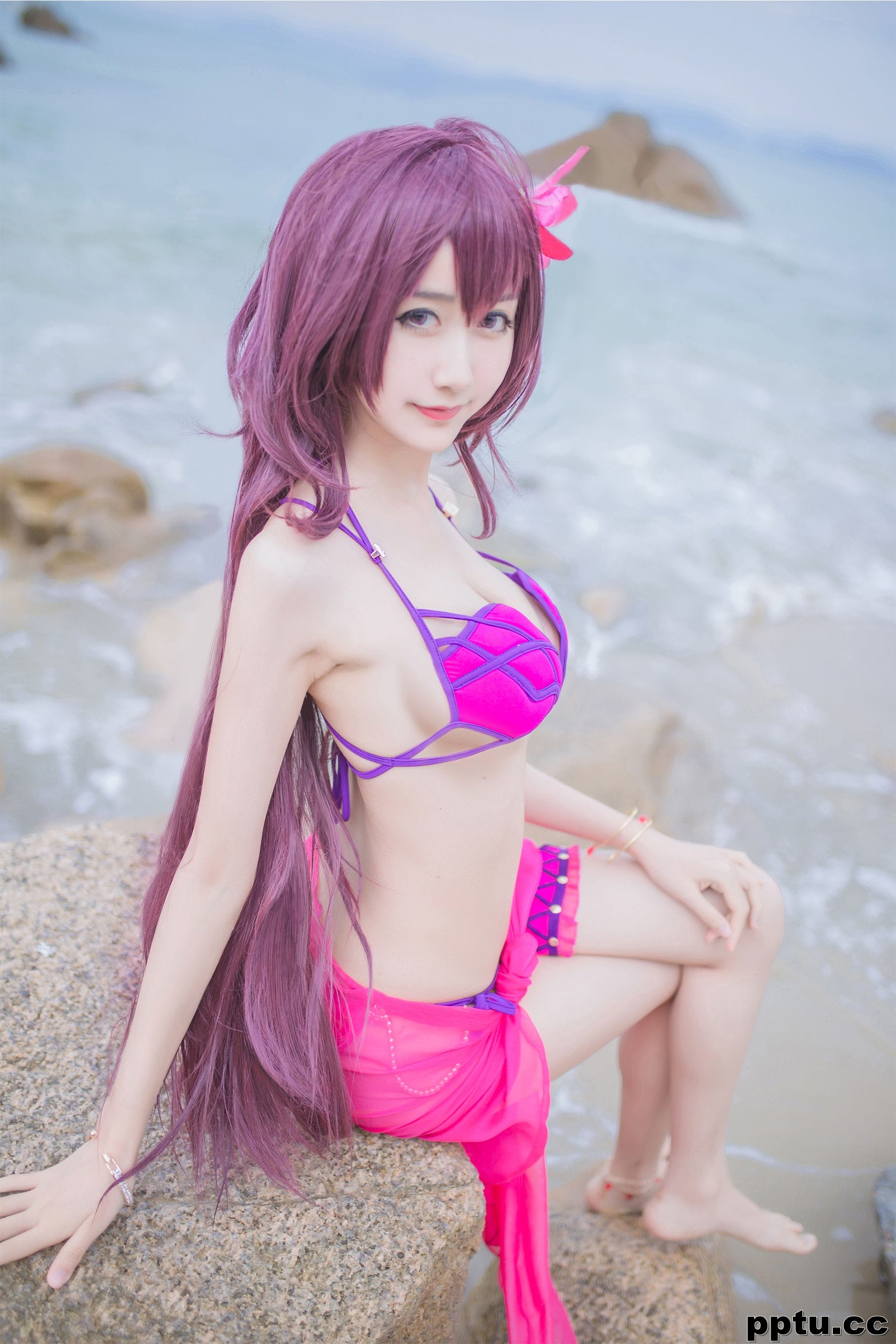 木绵绵OwO《沙滩斯卡哈》 [COSER美女] 写真集