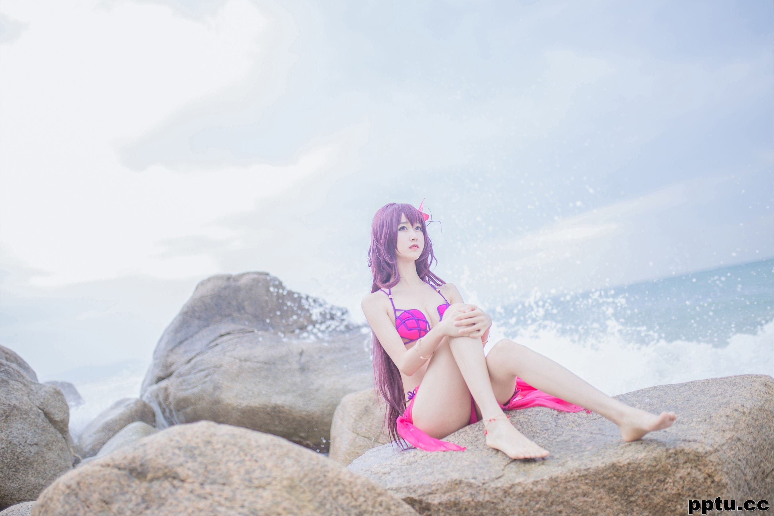 木绵绵OwO《沙滩斯卡哈》 [COSER美女] 写真集