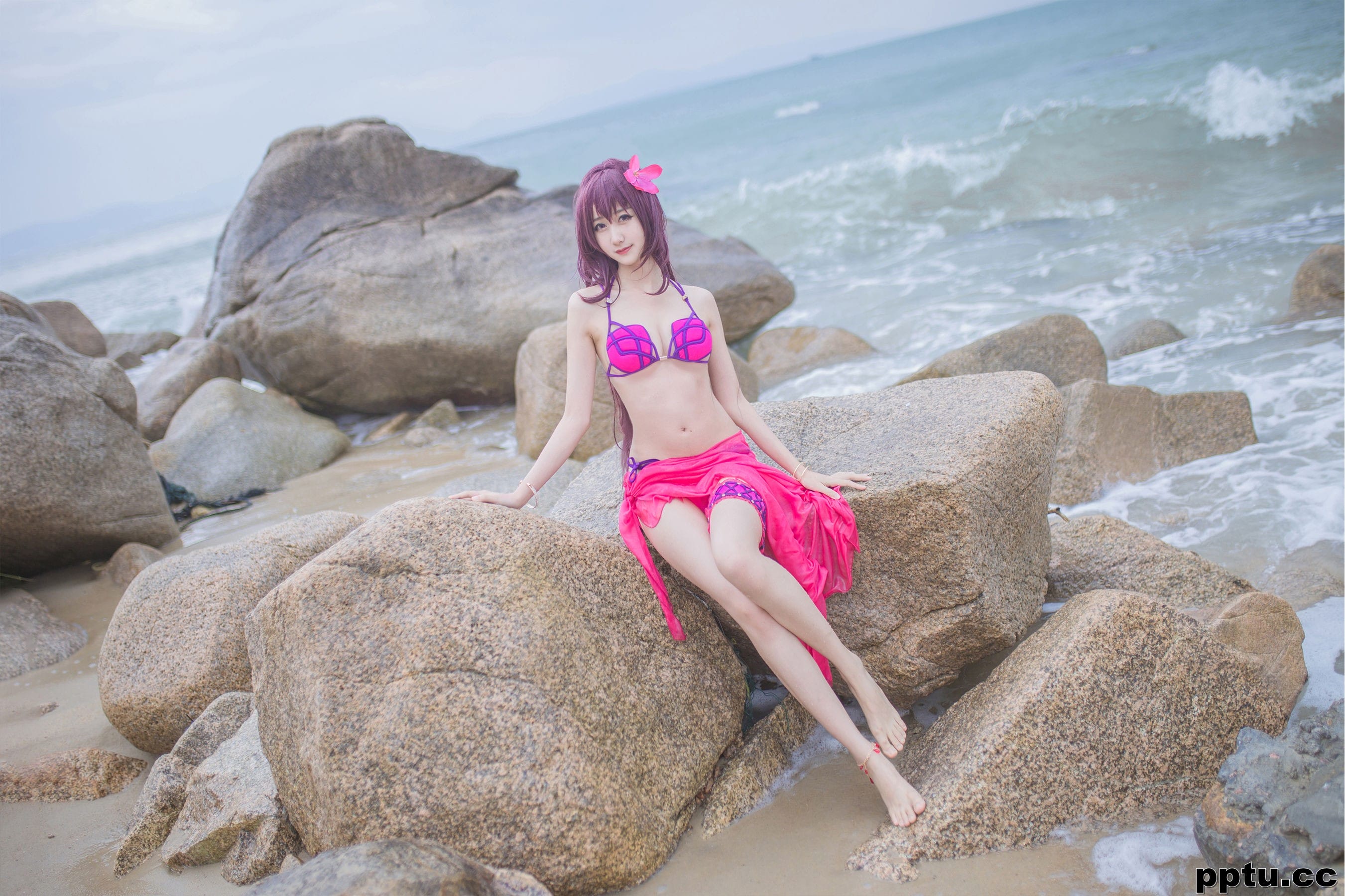 木绵绵OwO《沙滩斯卡哈》 [COSER美女] 写真集