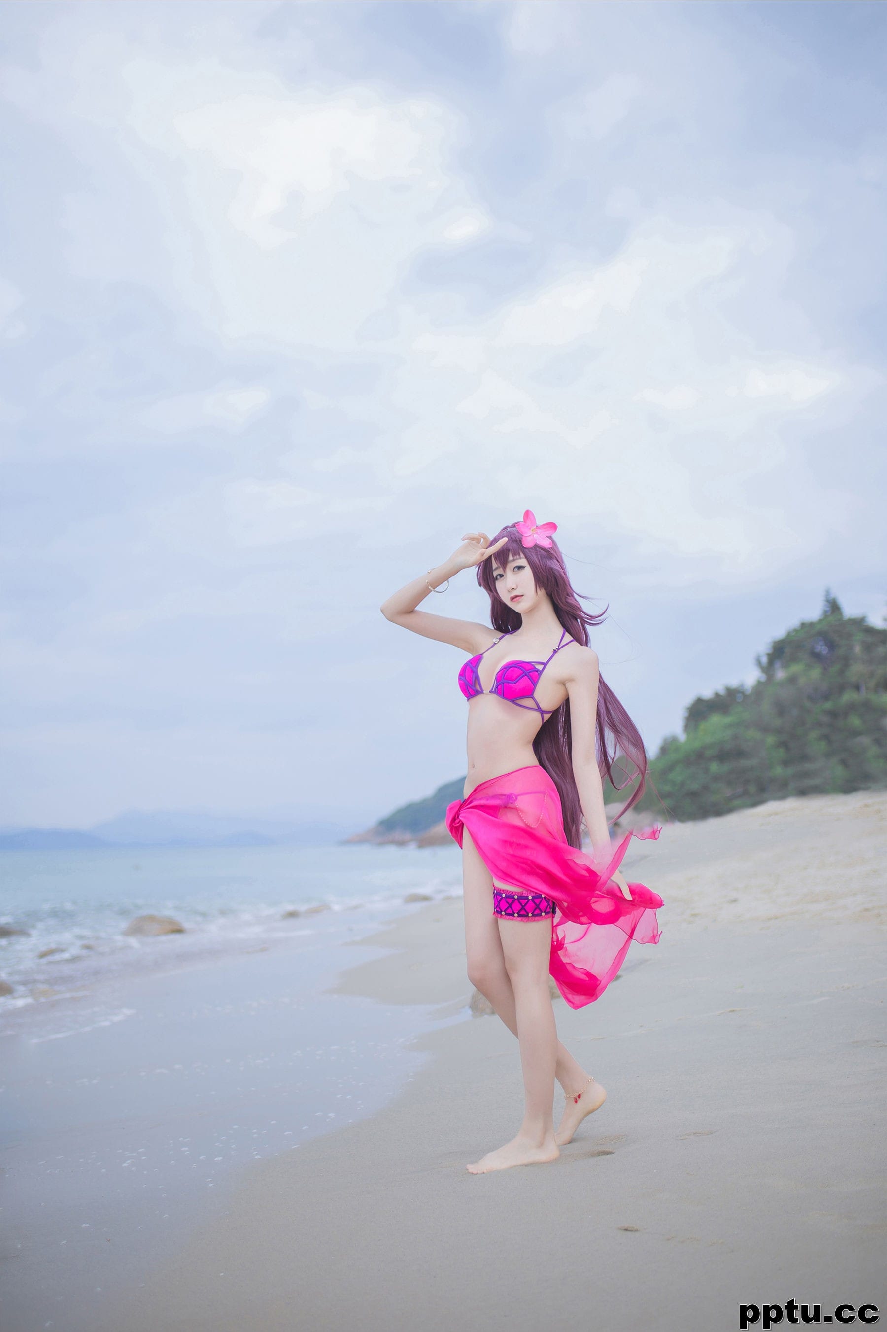 木绵绵OwO《沙滩斯卡哈》 [COSER美女] 写真集