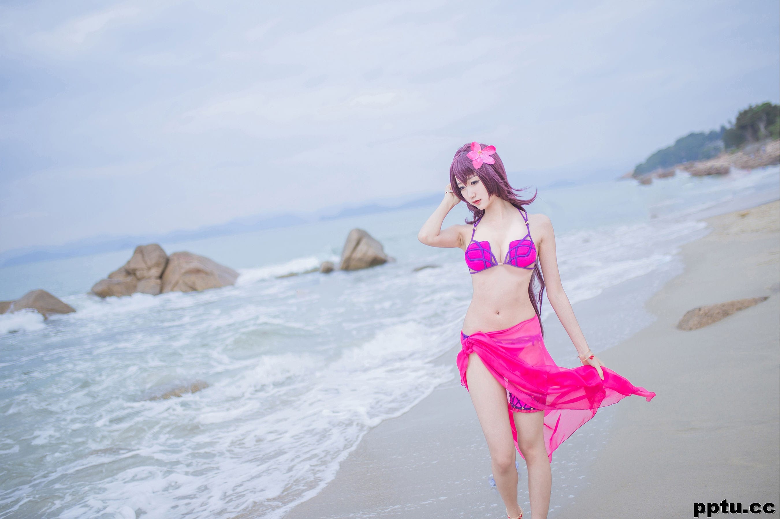 木绵绵OwO《沙滩斯卡哈》 [COSER美女] 写真集