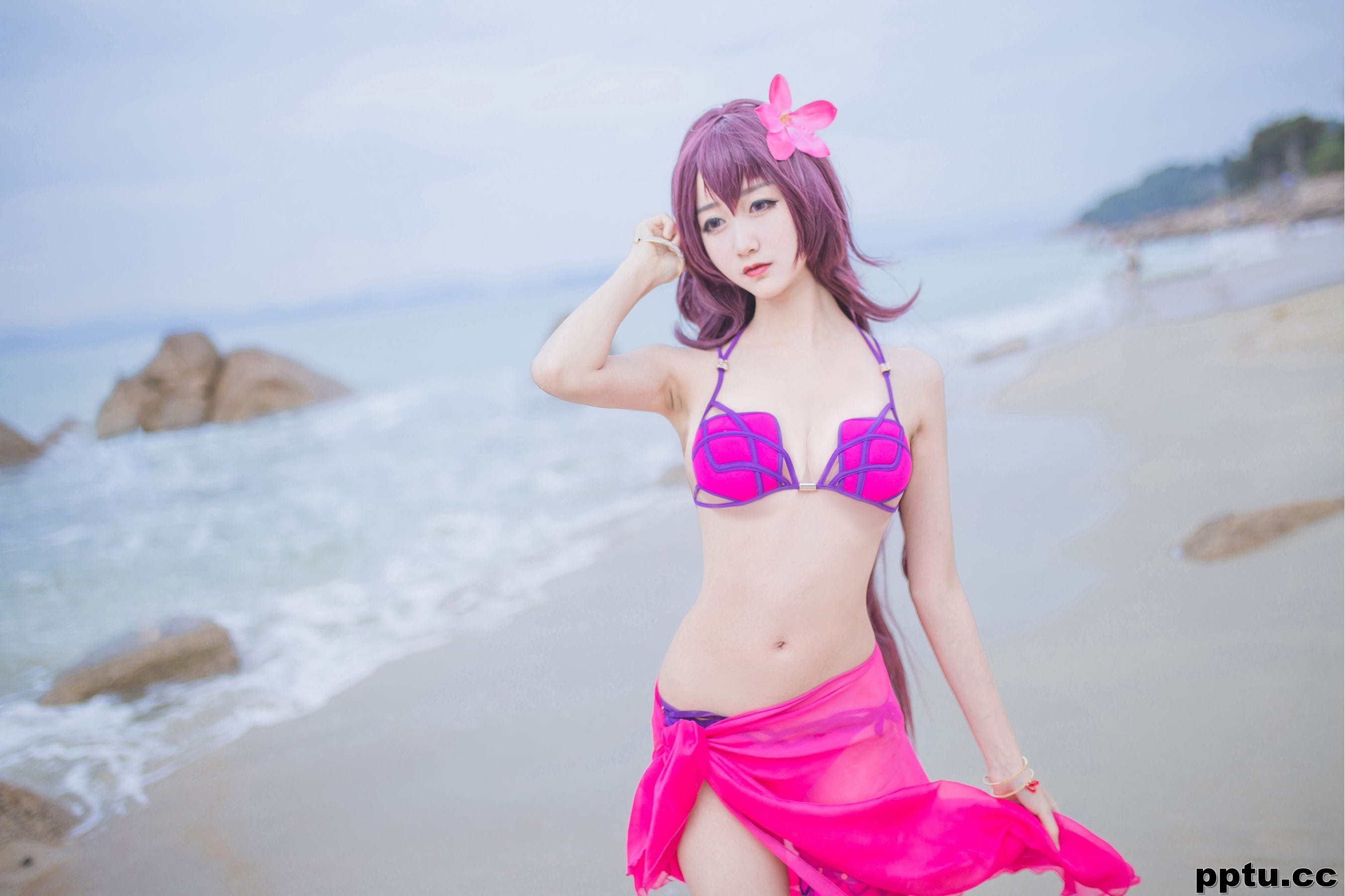 木绵绵OwO《沙滩斯卡哈》 [COSER美女] 写真集