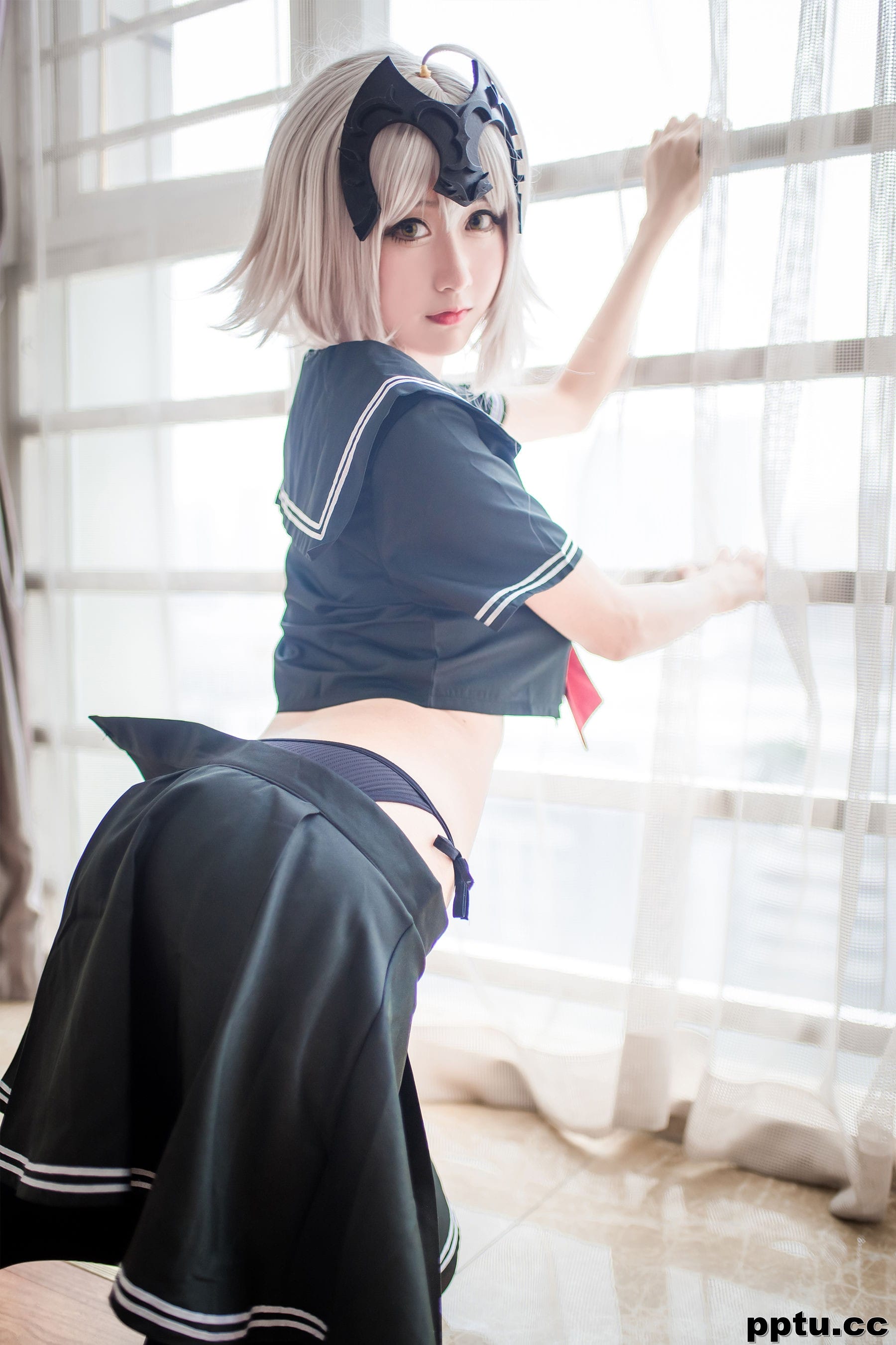 木绵绵OwO《贞德（黑）》 [萝莉COS] 写真集