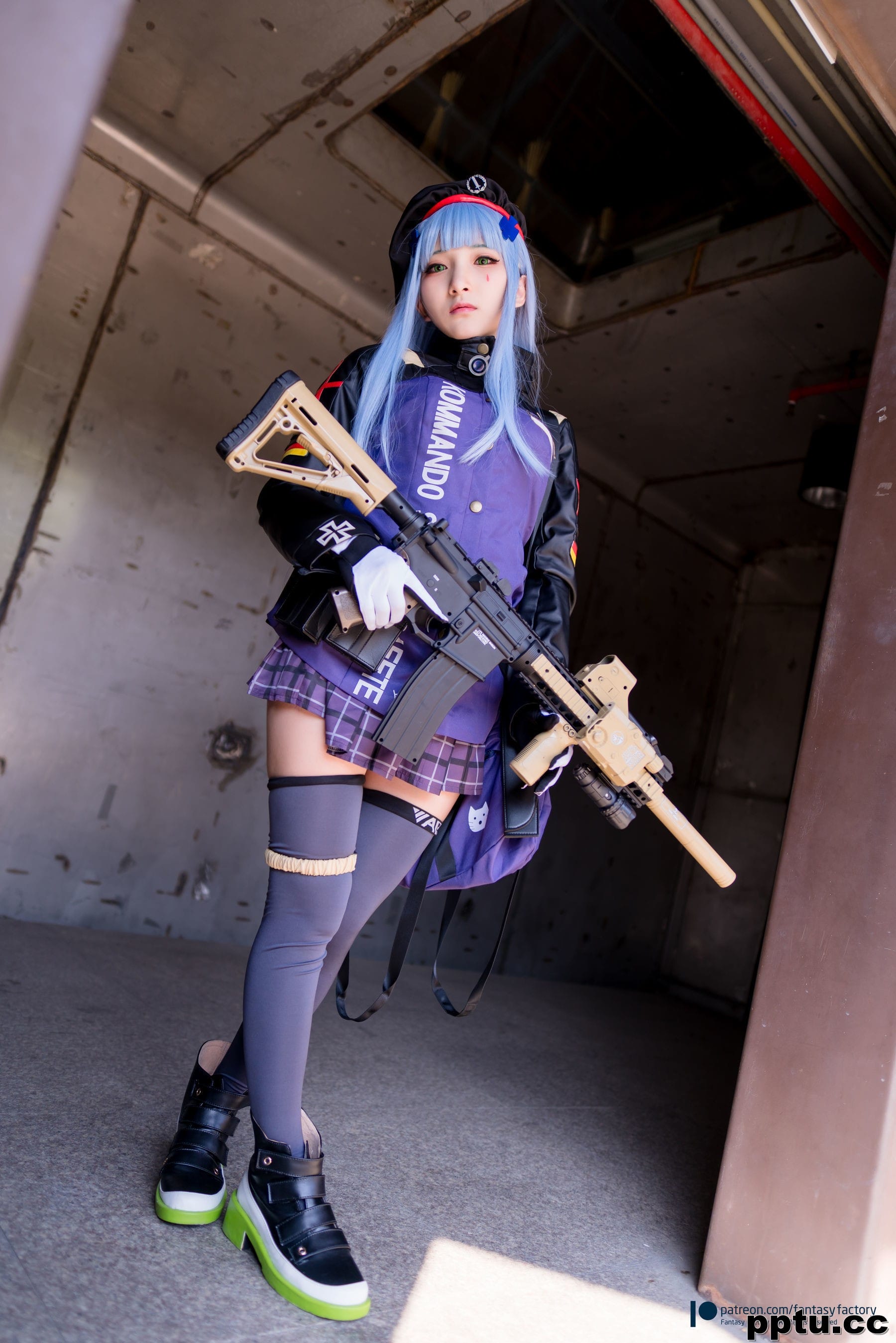 小丁Cosplay《魔女+浴池+黑丝》 [Fantasy Factory] 写真集