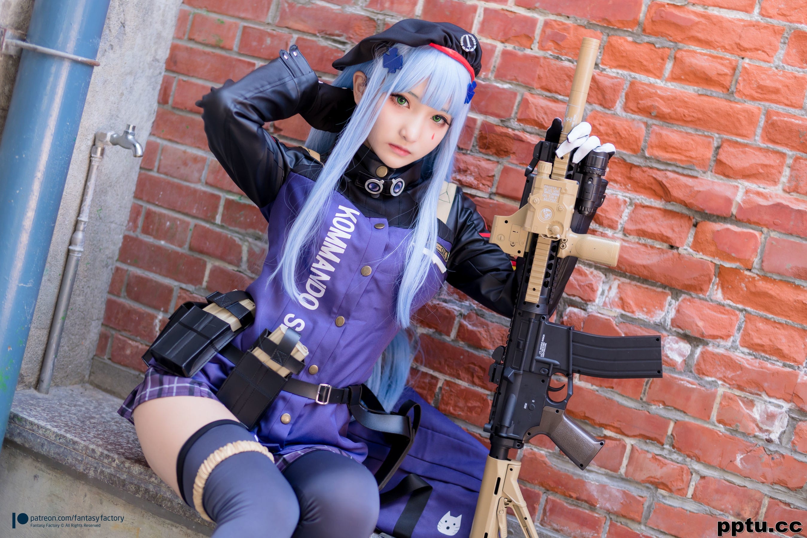 小丁Cosplay《魔女+浴池+黑丝》 [Fantasy Factory] 写真集