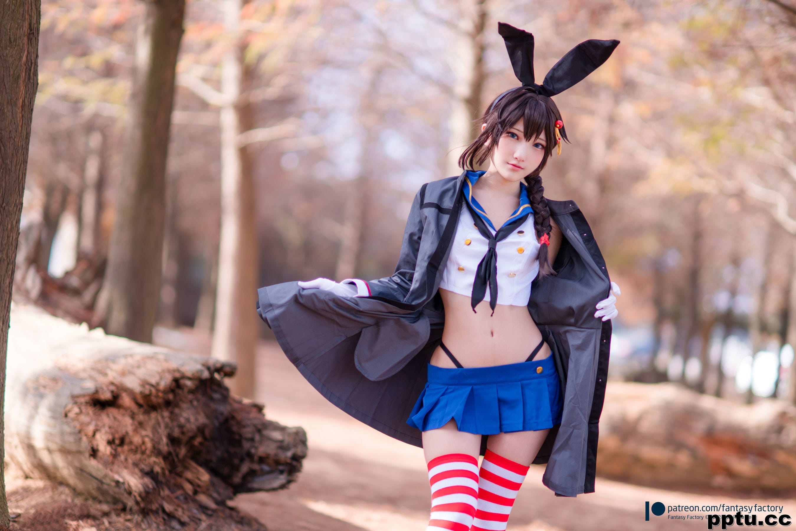 小丁Cosplay《JK制服+水手小兔外拍》 [Fantasy Factory] 写真集