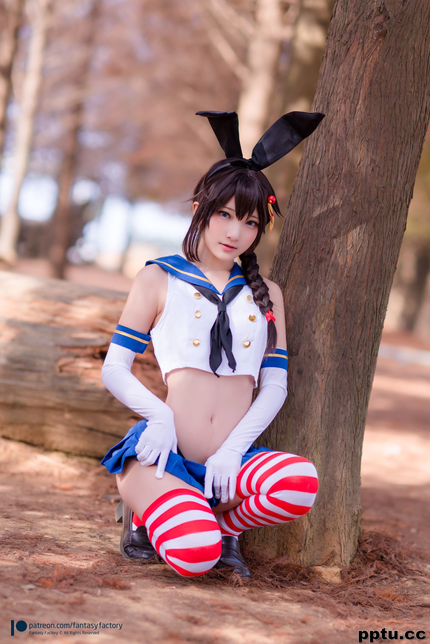 小丁Cosplay《JK制服+水手小兔外拍》 [Fantasy Factory] 写真集