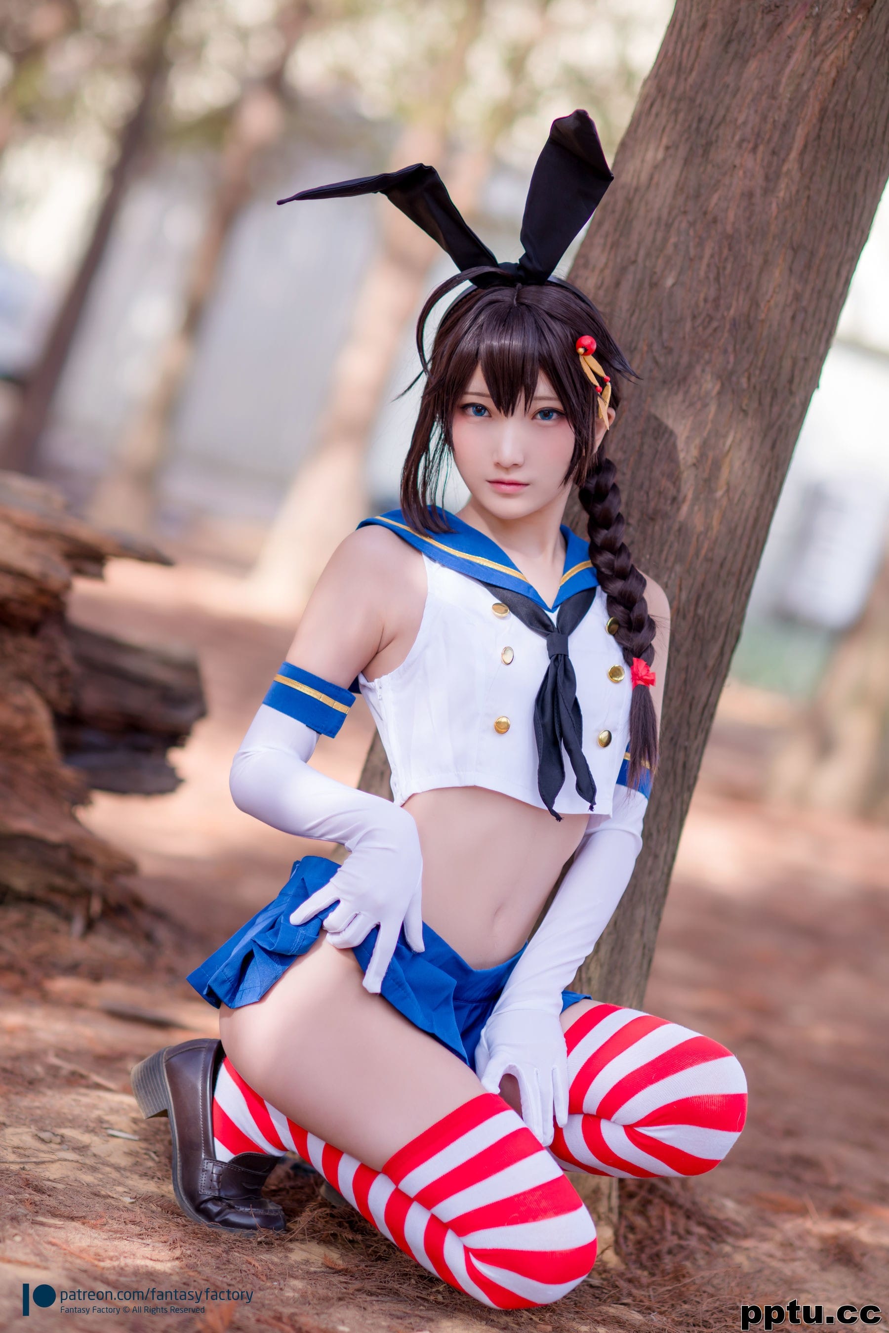 小丁Cosplay《JK制服+水手小兔外拍》 [Fantasy Factory] 写真集