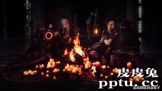 《黑魂》《血源》联动COS 老猎人看上了防火女？-皮皮兔动漫