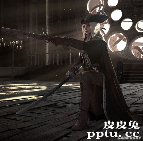 《黑魂》《血源》联动COS 老猎人看上了防火女？