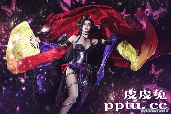 俄妹COS《银魂》性转坂田银时 身材过分神还原