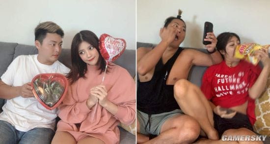 网红混血正妹晒宅家的理想与现实 恶搞丑照才是本体