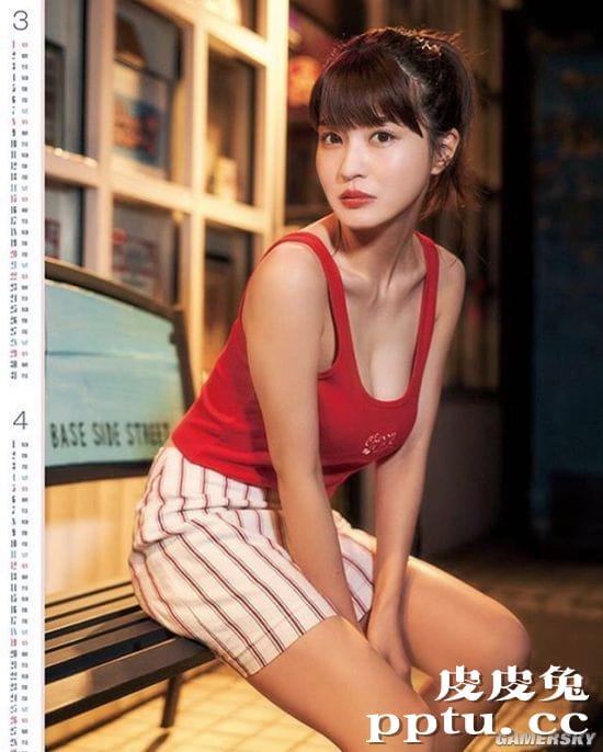 衣服快包不住的好身材 写真女星岸明日香