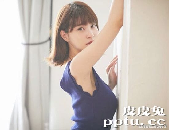 衣服快包不住的好身材 写真女星岸明日香