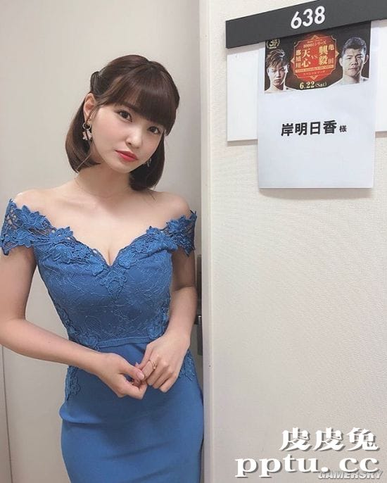 衣服快包不住的好身材 写真女星岸明日香