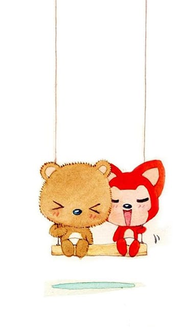 夏日搞怪创意文字靓图萌萌阿狸优质手机壁纸