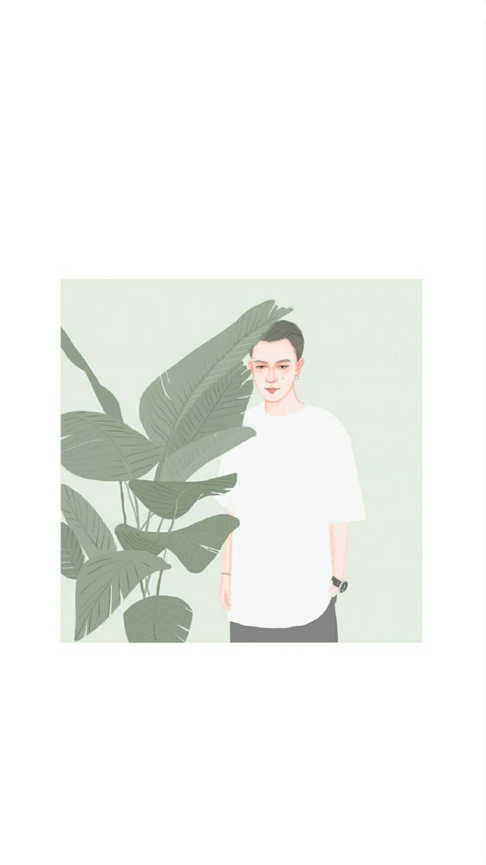 薄荷绿小清新夏季护眼手机高清壁纸