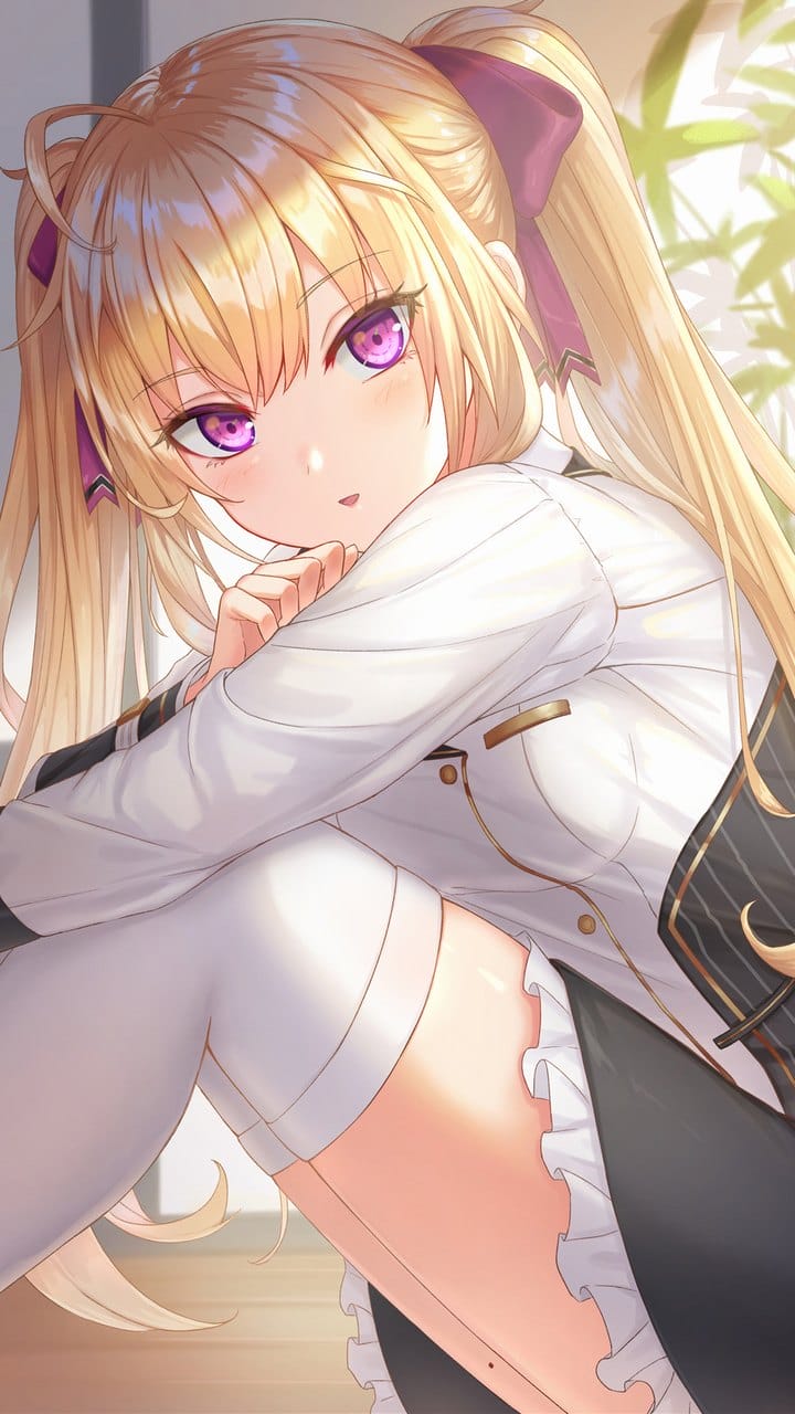 漂亮可爱的巨乳动漫美少女二次元手机壁纸合集