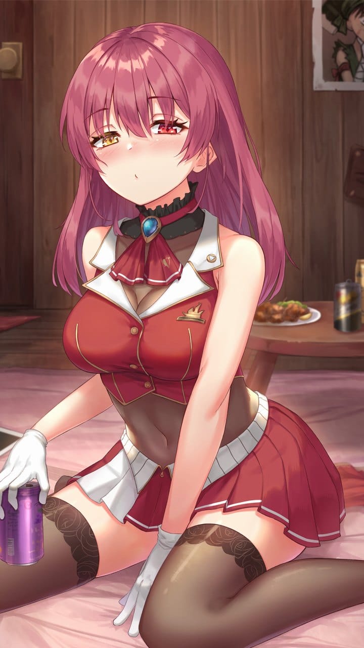 漂亮可爱的巨乳动漫美少女二次元手机壁纸合集