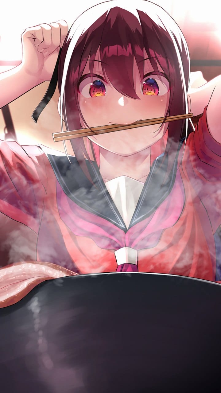 漂亮可爱的巨乳动漫美少女二次元手机壁纸合集