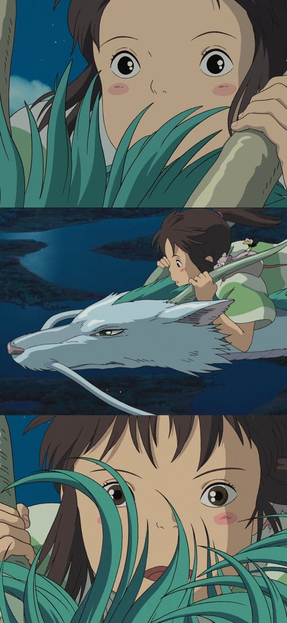 《千与千寻》唯美动漫场景手机背景锁屏桌面壁纸图片