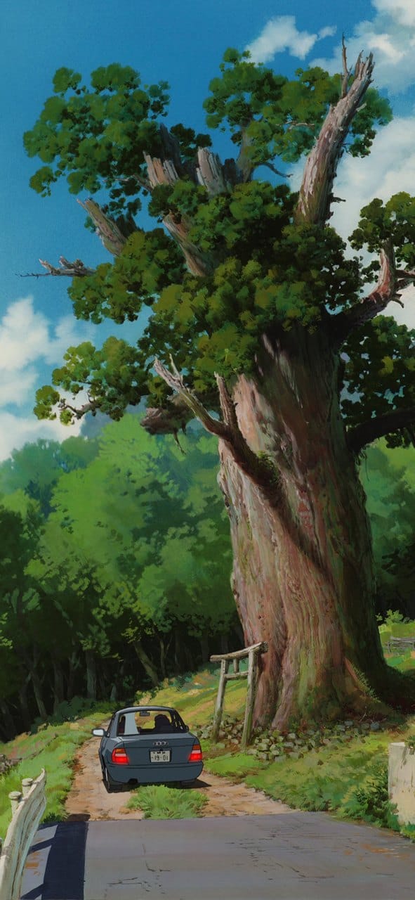 《千与千寻》唯美动漫场景手机背景锁屏桌面壁纸图片