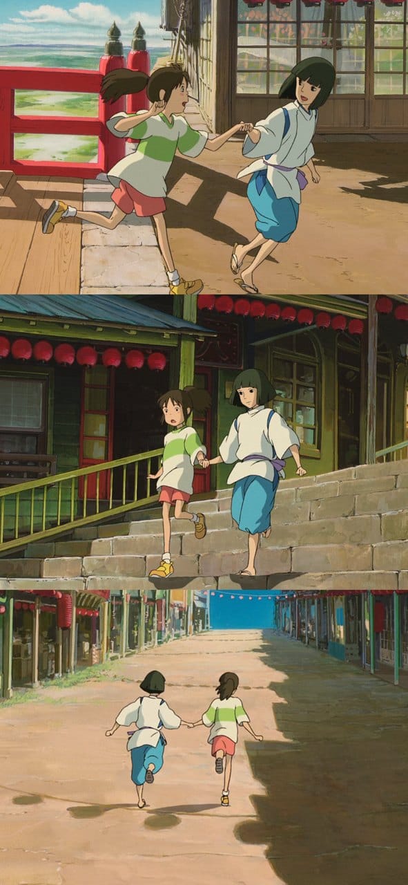 《千与千寻》唯美动漫场景手机背景锁屏桌面壁纸图片