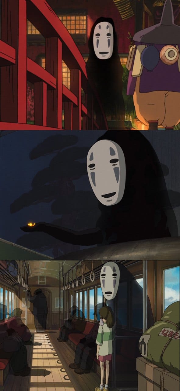 《千与千寻》唯美动漫场景手机背景锁屏桌面壁纸图片