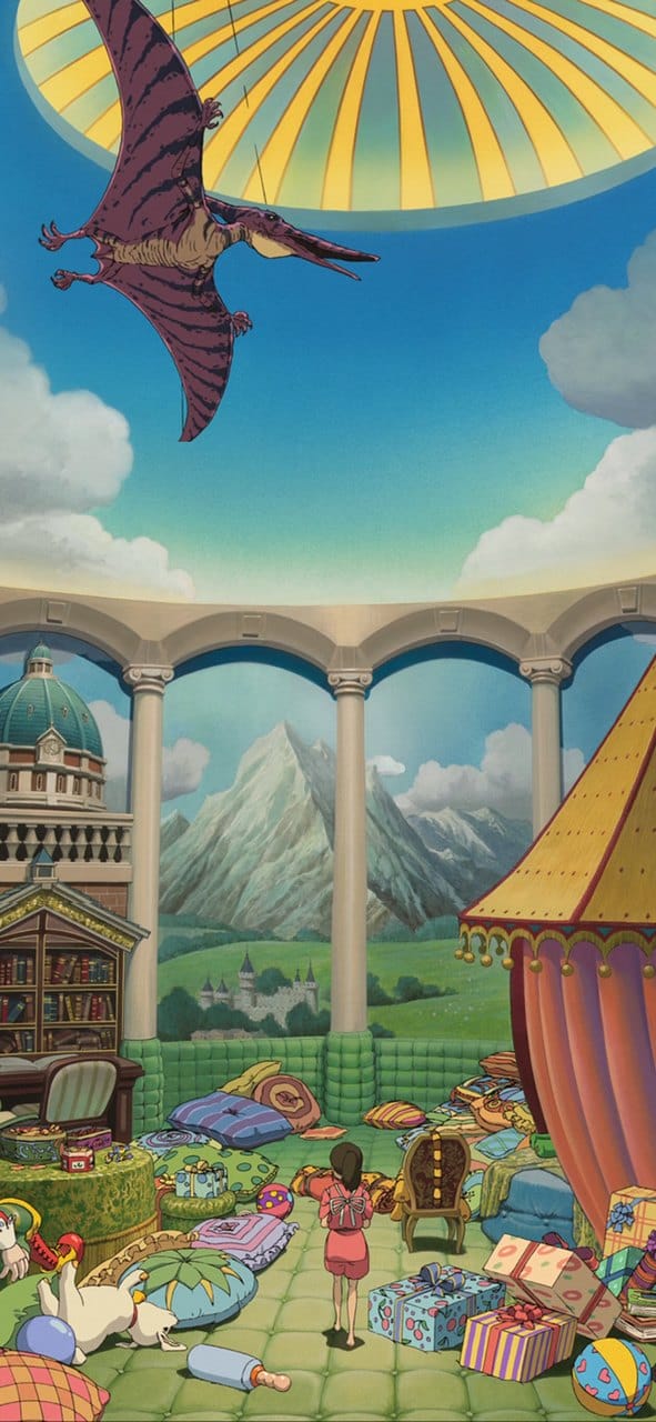 《千与千寻》唯美动漫场景手机背景锁屏桌面壁纸图片