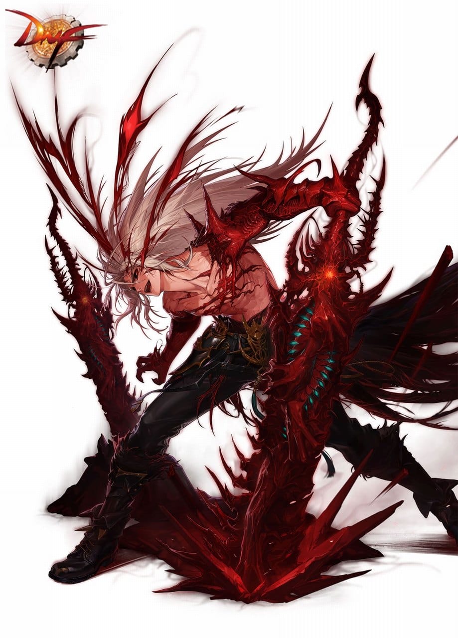 DNF男鬼剑三次觉醒全身立绘插画游戏手机壁纸-皮皮兔动漫