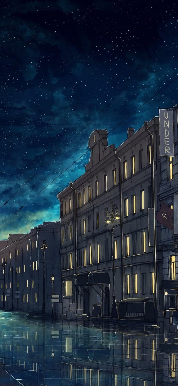 梦幻迷人的动漫小清新二次元场景唯美手机精美桌面壁纸