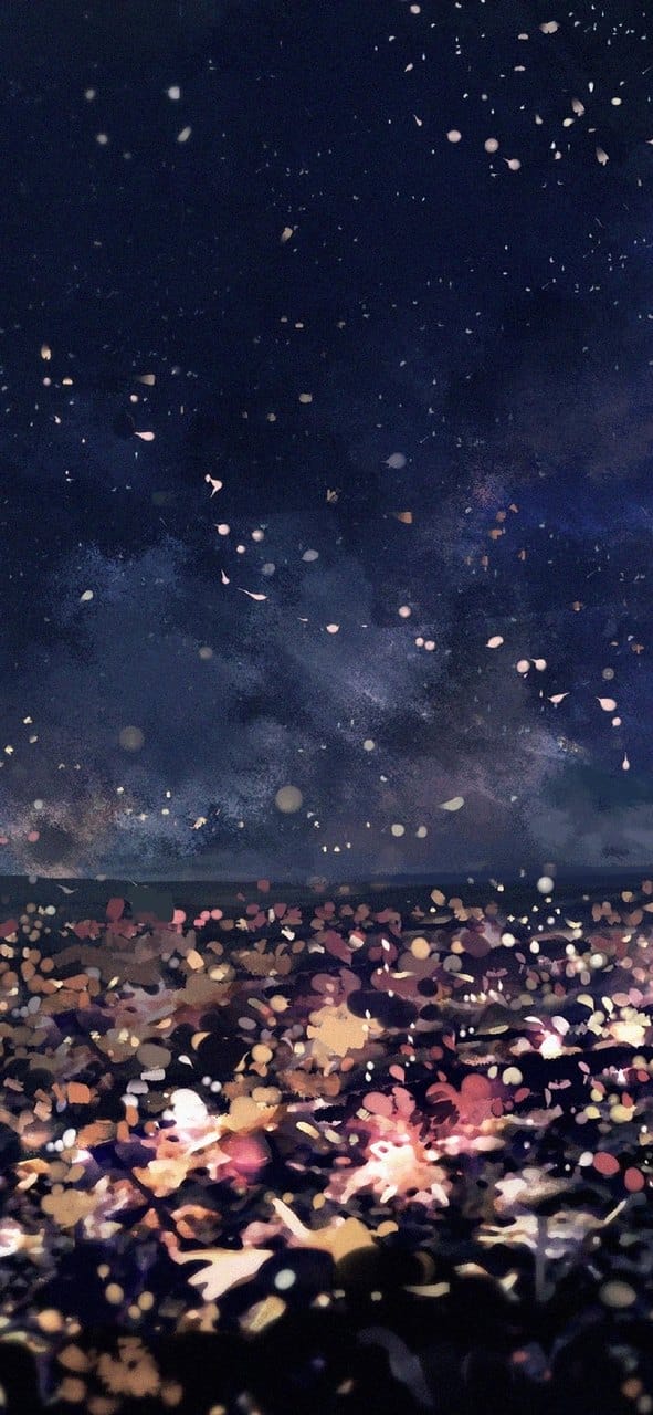 梦幻迷人的动漫小清新二次元场景唯美手机精美桌面壁纸