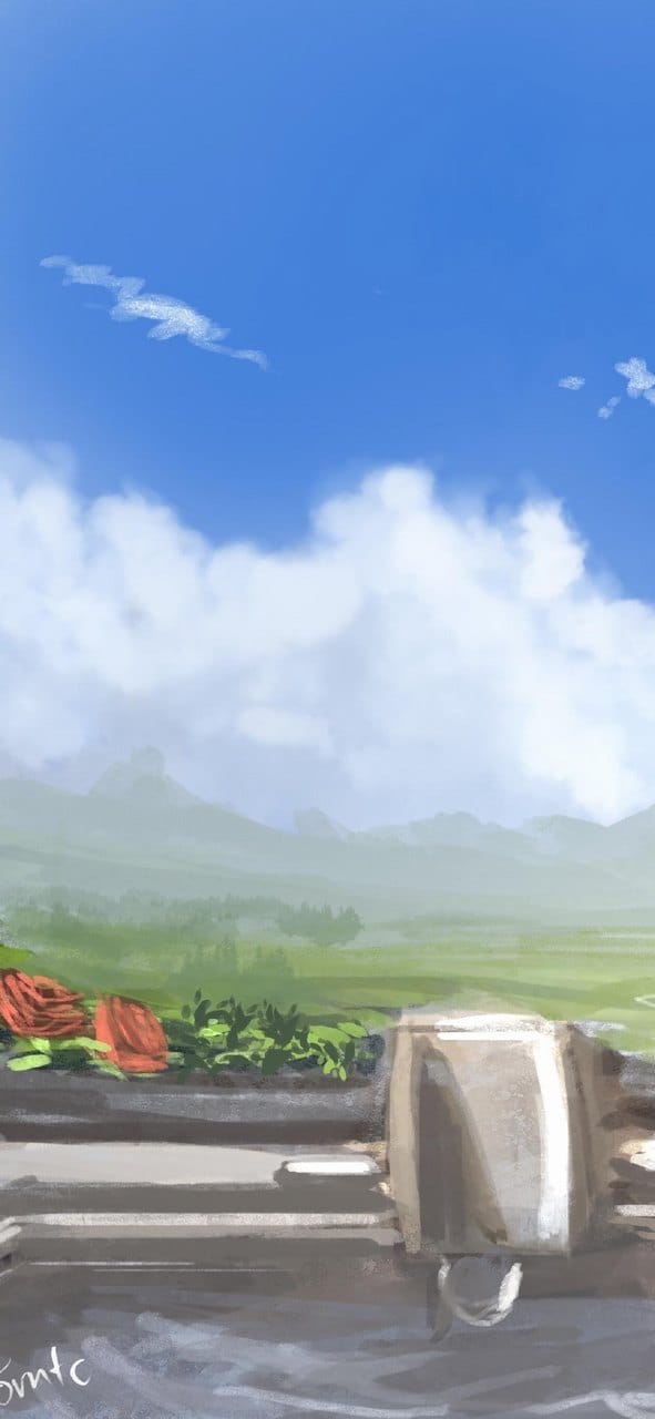 梦幻迷人的动漫小清新二次元场景唯美手机精美桌面壁纸